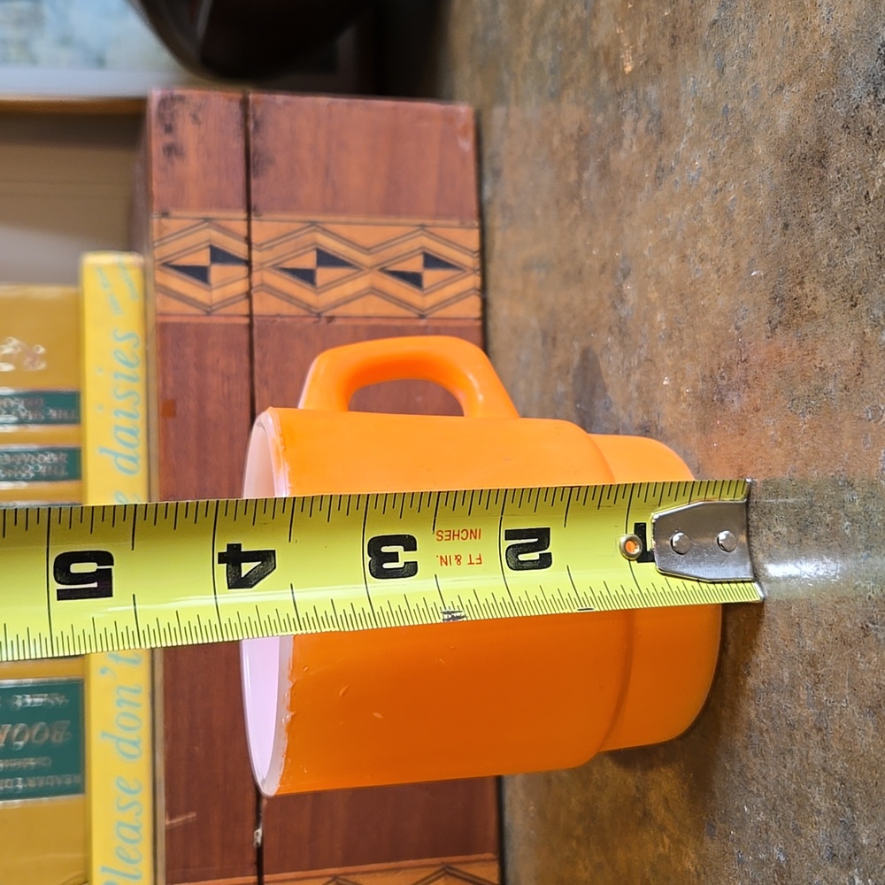 Vintage Anchor Hocking Orange Mug - Picture 8 of 9